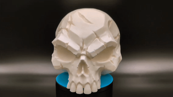 Battle-Scarred Skull - Dark Decor - thumbnail 2