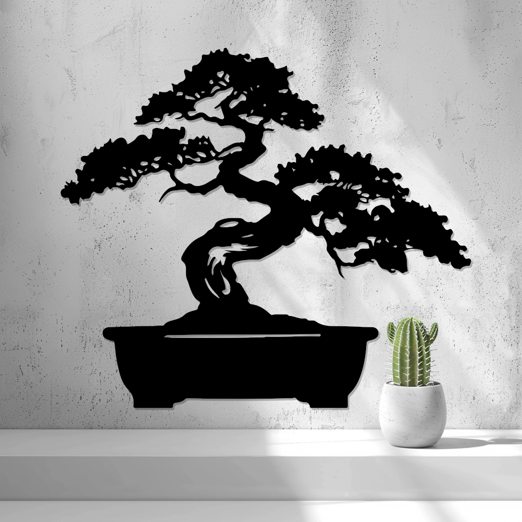 2d Bonsai Wall Art - thumbnail 3