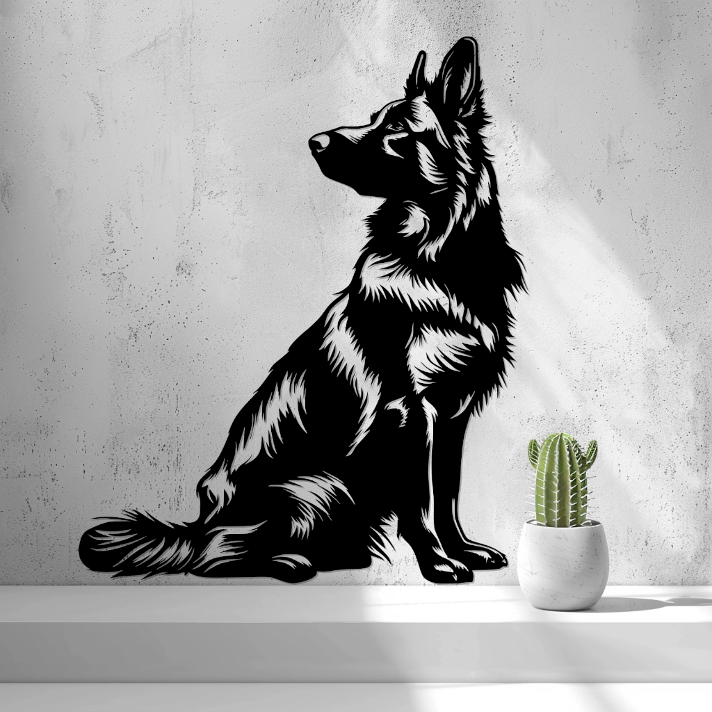 2d German Shepherd (Sheepdog) Wall Art - thumbnail 4