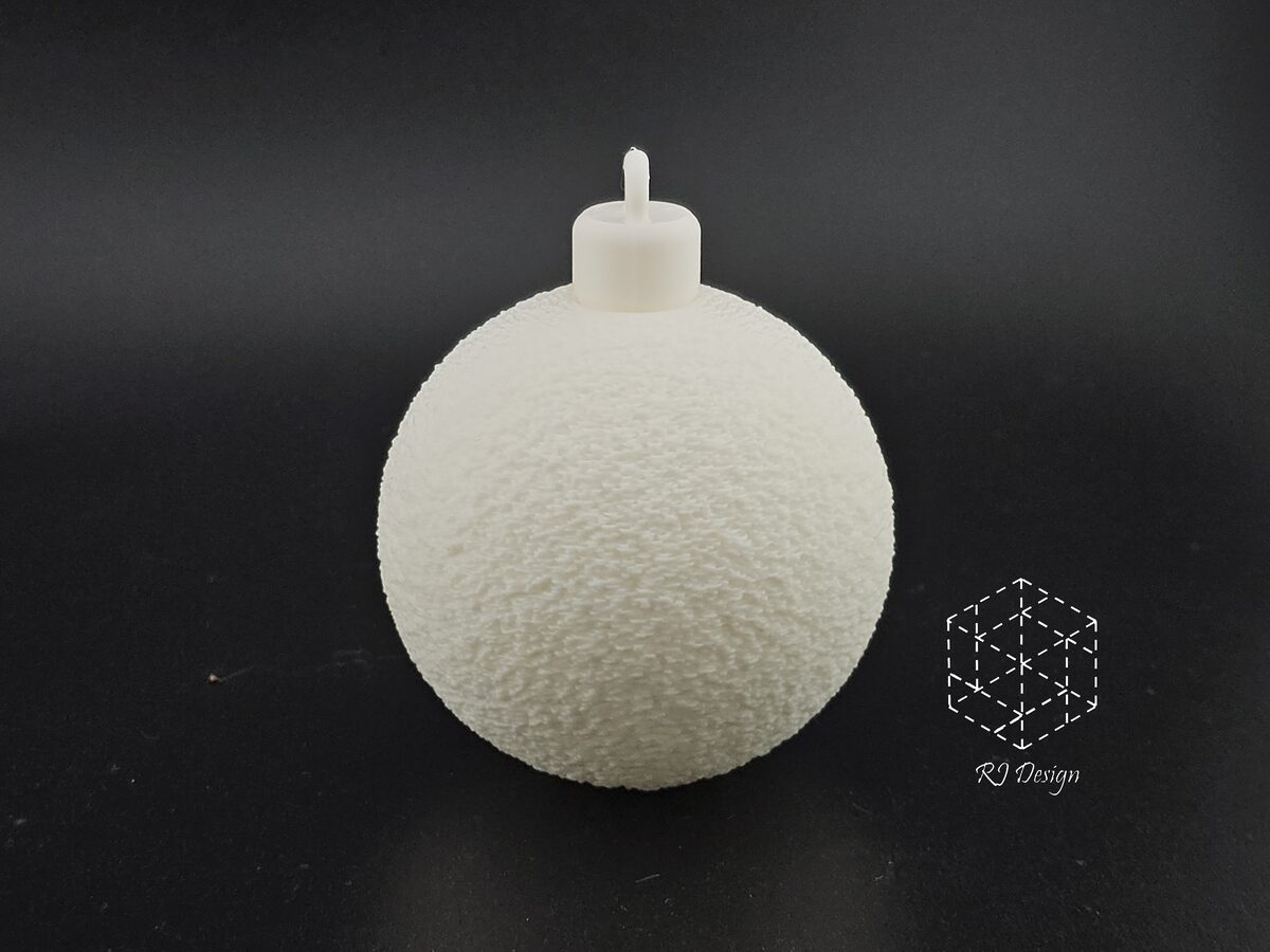 4 Bauble Set  (Dotted, Spiral, Lattice, Fuzzy Skin)