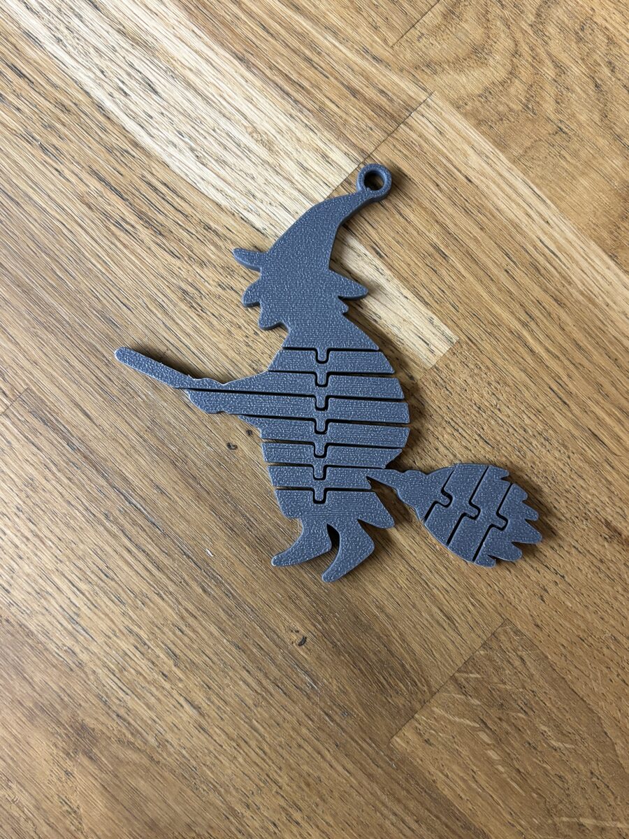 Booflex Iv – Flexi Witch On A Broom Keychain - thumbnail 9