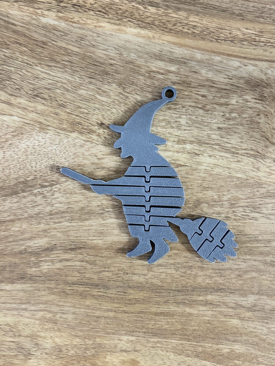 Booflex Iv – Flexi Witch On A Broom Keychain - thumbnail 7