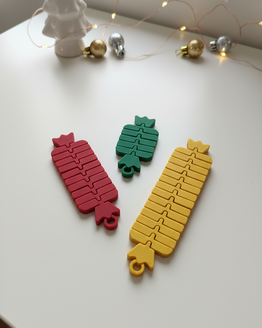 Candytrio | Flexi Christmas Candy Keychains – Set Of 3 Sizes - thumbnail 4