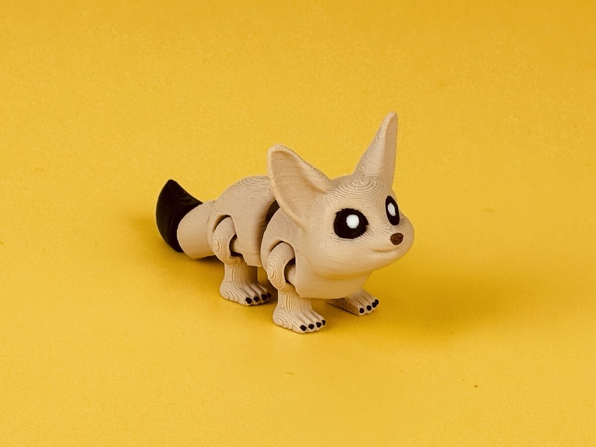 Desert Fennec Fox - Articulated Flexi Figure - thumbnail 5