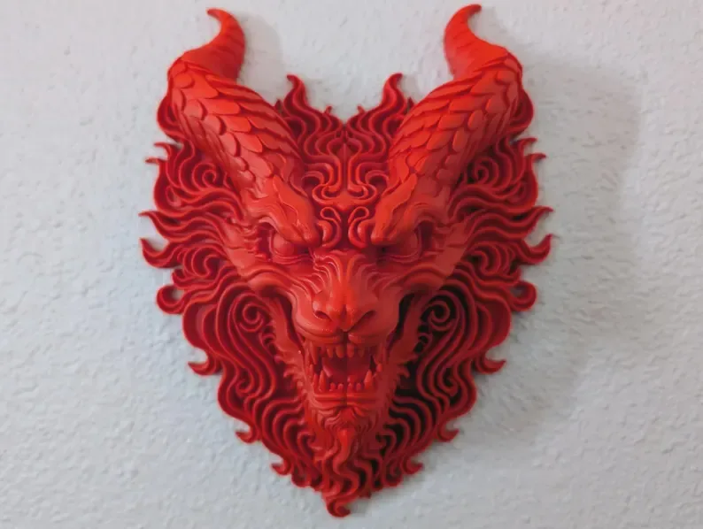 Fire Dragon Wall Mount - thumbnail 3