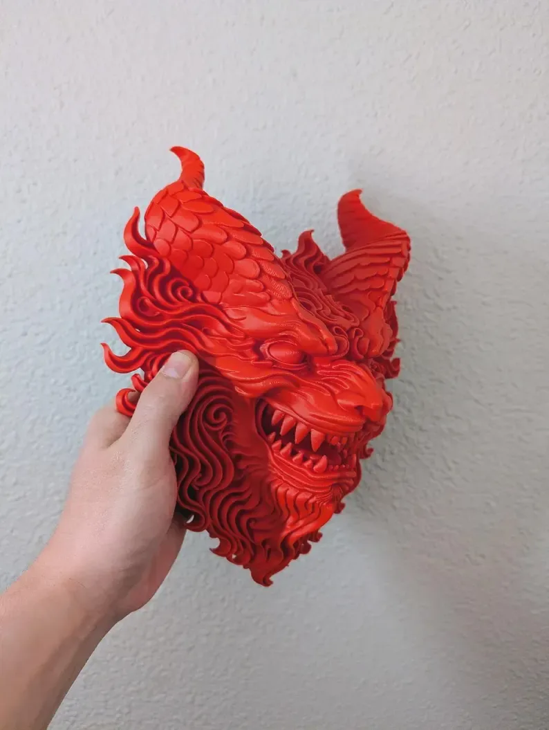 Fire Dragon Wall Mount - thumbnail 2