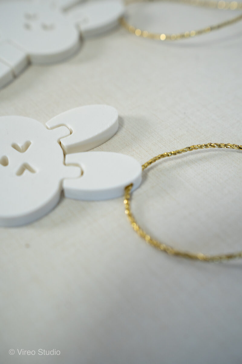 FlexiBuns | Easter Triple-Smile Flexible Bunny Bundle Keychains - thumbnail 9