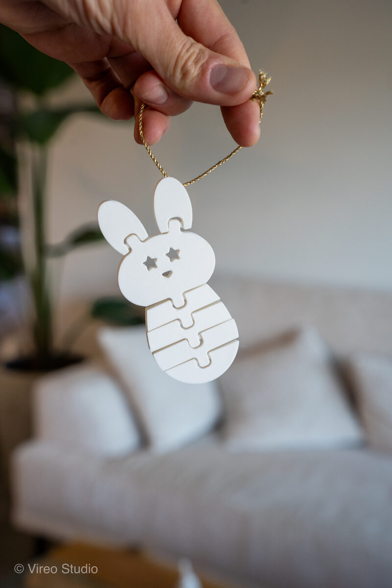 FlexiBuns | Easter Triple-Smile Flexible Bunny Bundle Keychains - thumbnail 11