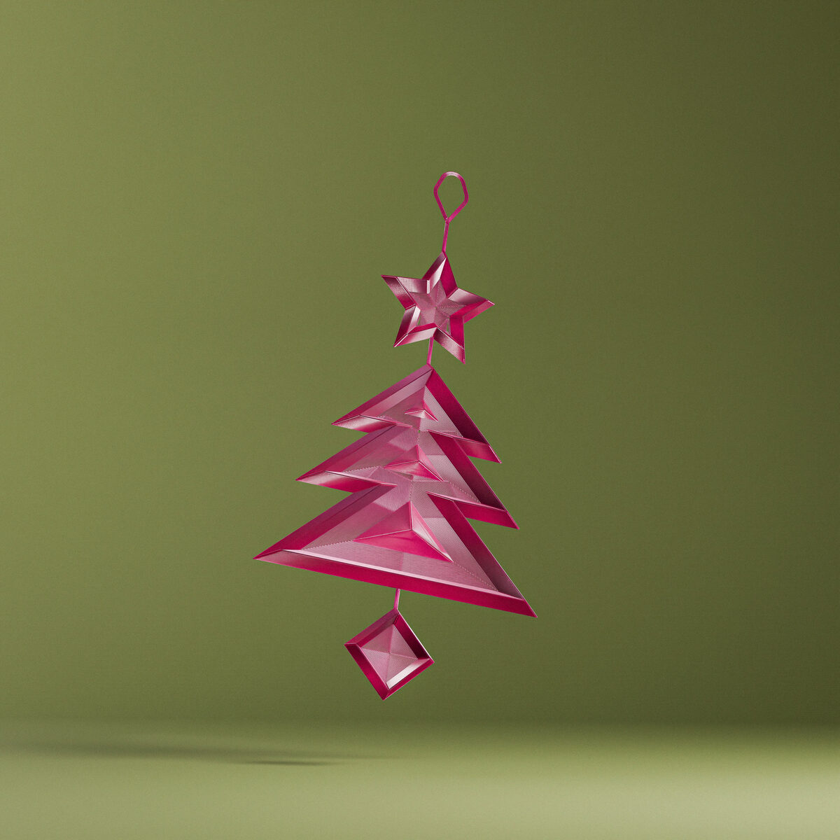 Geometric Holiday Ornaments Set - thumbnail 3